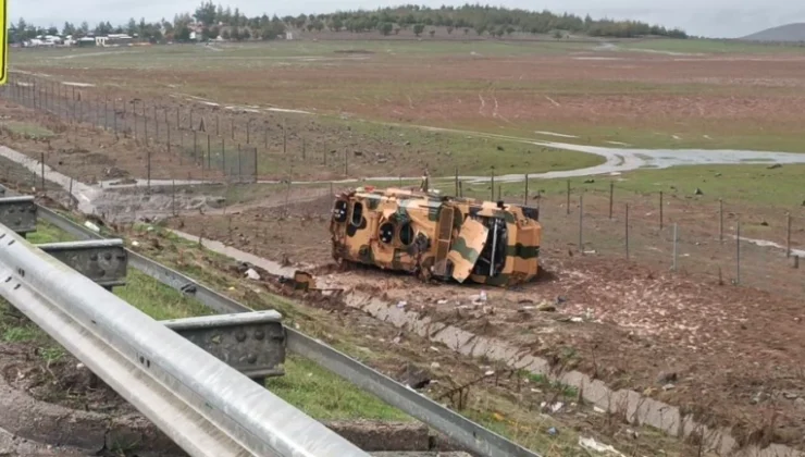 Askeri Araç Devrildi: 10 Asker Yaralandı