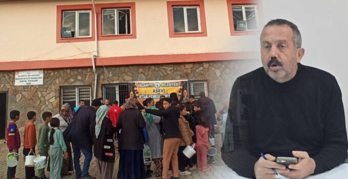 İslahiye Belediyesi 7 Noktada İftar Yemeği Dağıttı