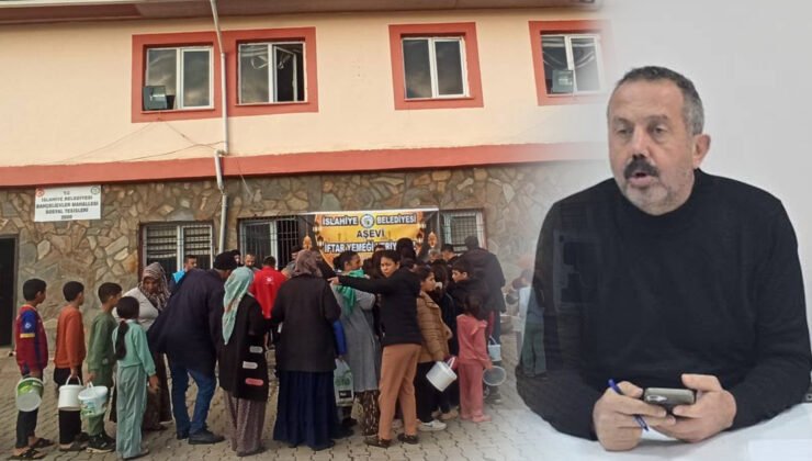 İslahiye Belediyesi 7 Noktada İftar Yemeği Dağıttı