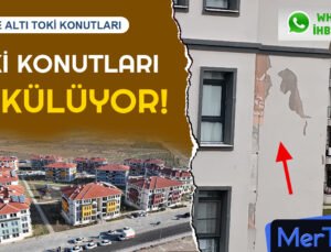 İslahiye’de Fırtına TOKİ Konutlarını Vurdu: Sıvalar Döküldü