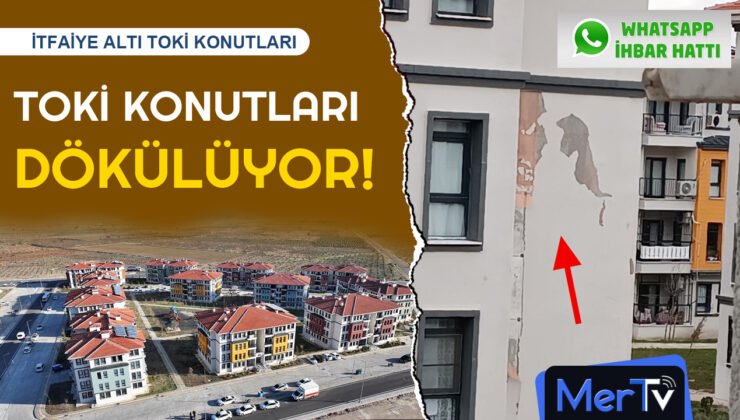 İslahiye’de Fırtına TOKİ Konutlarını Vurdu: Sıvalar Döküldü