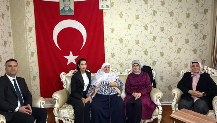 Vali Çeber’in Eşinden Şehit ve Gazi Ailelerine Ziyaret