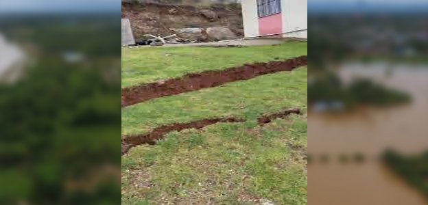 Düziçi’nde Aşırı Yağış Toprağı Yardı