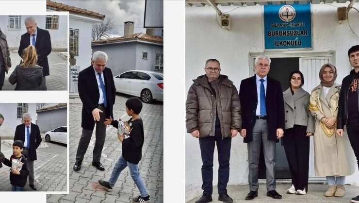 Burunsuzlar İlkokulu’na İlçe MEM’den Anlamlı Ziyaret