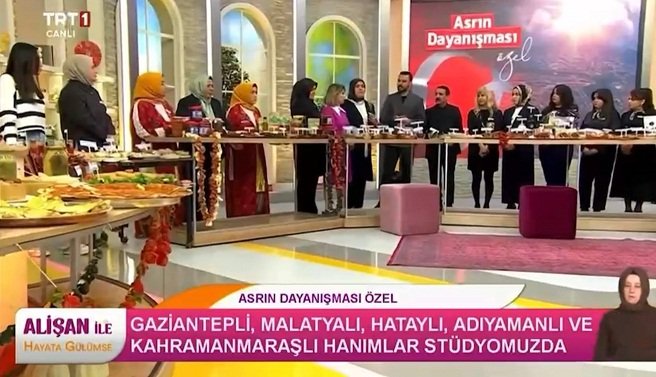 Kadın Kooperatifi Temsilcileri TRT 1’de