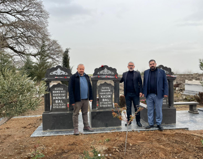 İslahiye Ticaret Odası’ndan Deprem Şehitlerine Ziyaret