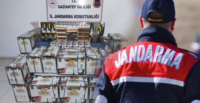 Gaziantep’te Kaçakçılık Operasyonu: 800 Bin TL’lik Ürün Ele Geçirildi