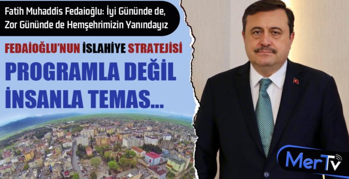 Fedaioğlu İslahiye’de Toplumsal Dayanışmayı Ön Plana Çıkardı