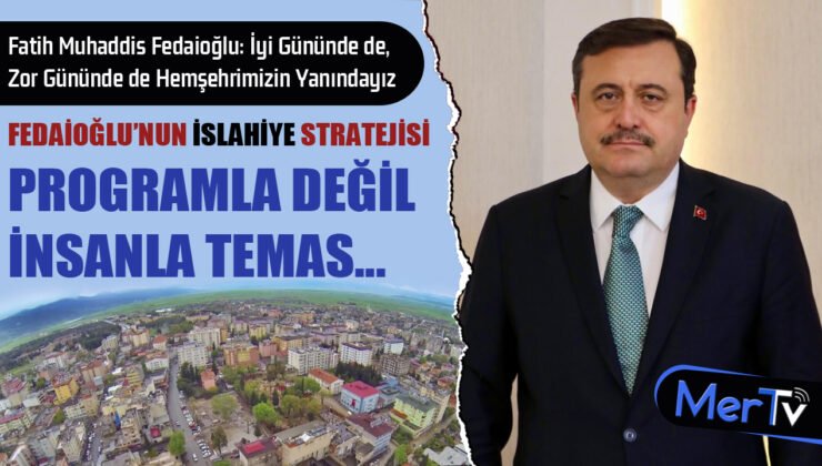 Fedaioğlu İslahiye’de Toplumsal Dayanışmayı Ön Plana Çıkardı