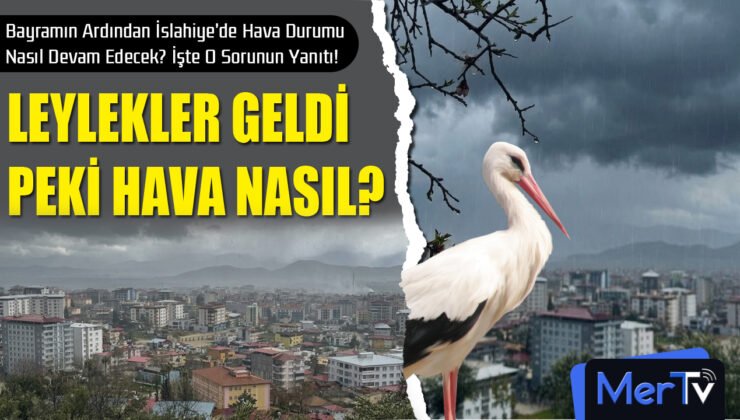 İslahiye’ye Leylekler Geldi, Peki Havalar Ne Durumda?