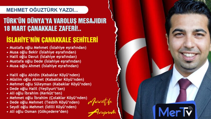 İslahiye’nin Çanakkale Şehitleri: Minnet ile Anıyoruz | Mehmet OĞUZTÜRK