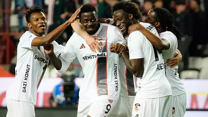 Gaziantep FK’dan 5 Gollü Maçta Farklı Galibiyet