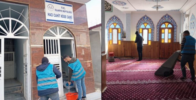 İslahiye’de Denetimli Serbestlikten Camilerde Çalışma