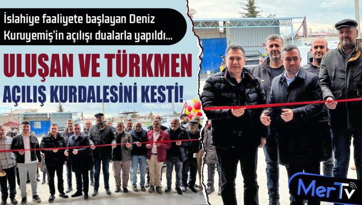 Başkan Uluşan ve Türkmen’den Dualarla Açılış