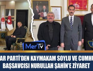 İslahiye Anahtar Parti’den Kaymakam Soylu ve Cumhuriyet Başsavcısı Şahin’e Nezaket Ziyaretleri