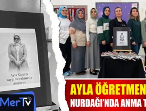 Nurdağı’nda Ayla Öğretmen İçin Anma Programı Düzenlendi