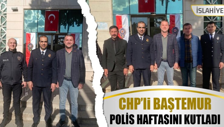 CHP’li Mehmet Baştemur’dan İlçe Emniyet Müdürü Taşkır’a Tebrik Ziyareti