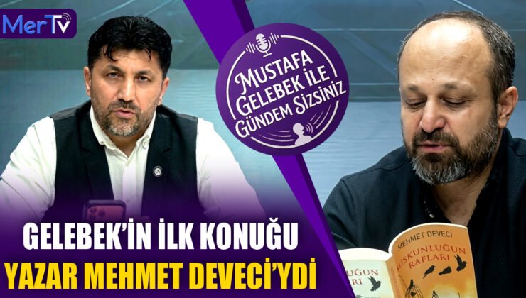 Mert TV’de Edebiyat Rüzgarı: Yazar Mehmet Deveci, Mustafa Gelebek’in Sorularını Yanıtladı