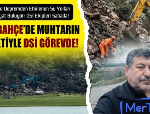 Türkbahçe’de Deprem Sonrası Kapanan Su Yolları Yeniden Hayat Buluyor: DSİ Ekipleri Sahada!