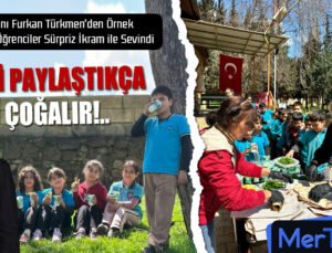 İslahiye’de Minik Yüzleri Güldüren Sürpriz: Genç İş İnsanı Furkan Türkmen’den Minik Öğrencilere Sürpriz İkram