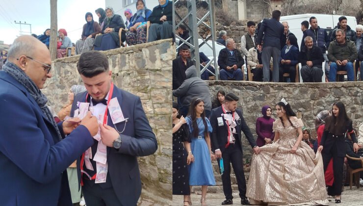 Başkan Özkan’dan Genç Çifte Geleneksel Nişan Tebriği