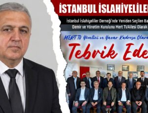Mert TV’den İstanbul İslahiyeliler Derneği’ne Tebrik