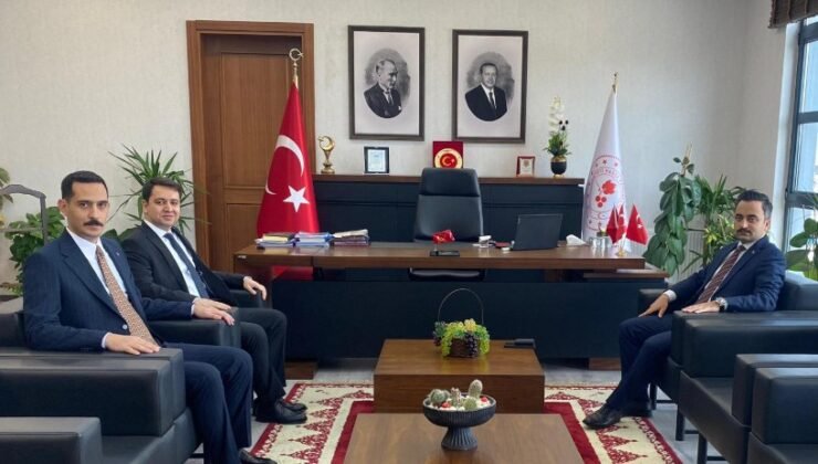 İslahiye Kaymakamı Mehmet Soylu’dan Mevkidaşına Nezaket Ziyareti