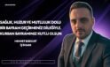 İş insanı Mehmet Bozkurt, Kurban Bayramı mesajı