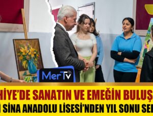 İslahiye İbn-i Sina Anadolu Lisesi’nden Yıl Sonu Sergisi