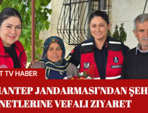 Gaziantep Jandarması’ndan Şehit Emanetlerine Vefalı Ziyaret