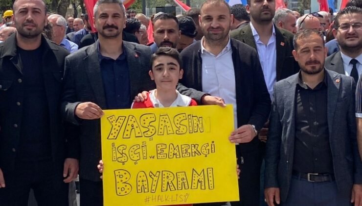 İslahiye CHP, 1 Mayıs İçin Gaziantep Meydanlarındaydı