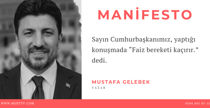 Faiz ve Bereket Meselesi