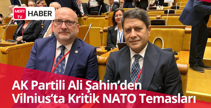 AK Partili Ali Şahin’den Vilnius’ta Kritik NATO Temasları