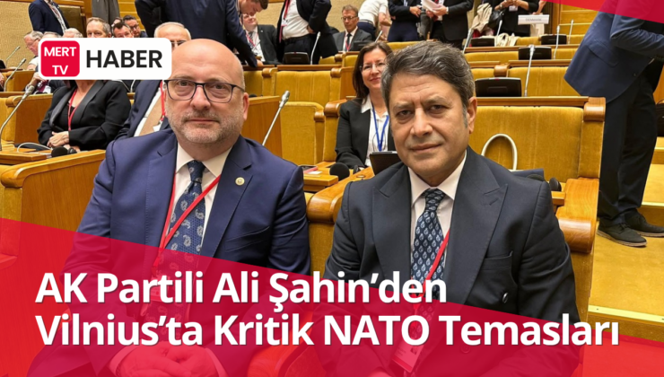 AK Partili Ali Şahin’den Vilnius’ta Kritik NATO Temasları
