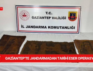 GAZİANTEP’TE JANDARMADAN TARİHİ ESER OPERASYONU