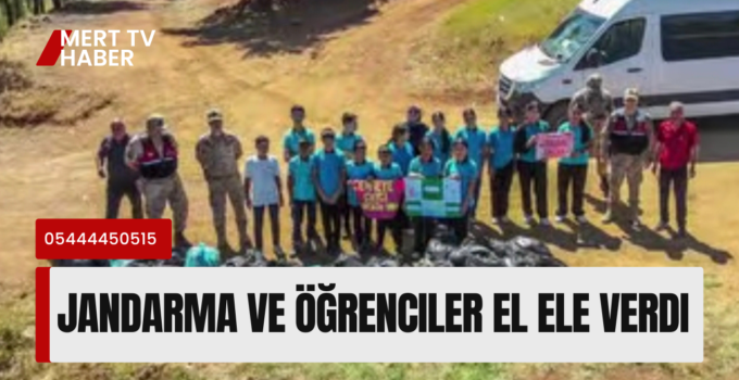 Gaziantep’te Anlamlı Çevre Hareketi: Jandarma ve Öğrenciler El Ele Verdi