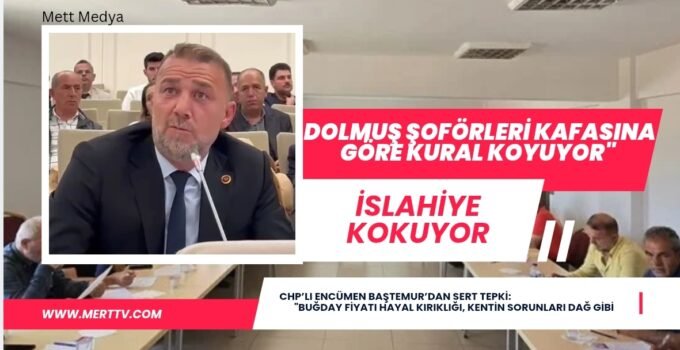 CHP’li Encümen Baştemur’dan Sert Tepki
