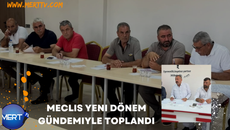 Meclis Yeni Dönem Gündemiyle Toplandı