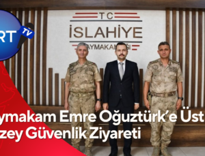 Kaymakam Emre Oğuztürk’e Üst Düzey Güvenlik Ziyareti
