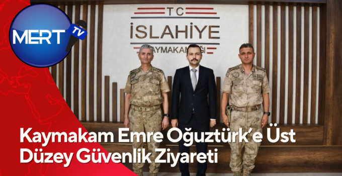Kaymakam Emre Oğuztürk’e Üst Düzey Güvenlik Ziyareti