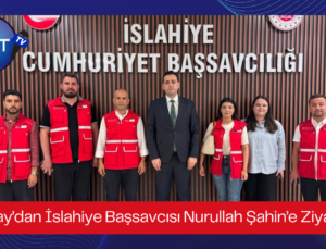 Kızılay’dan İslahiye Başsavcısı Nurullah Şahin’e Ziyaret