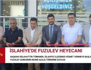 Selahattin Türkmen İslahiye’deki FuzulEv Açılışına Katıldı