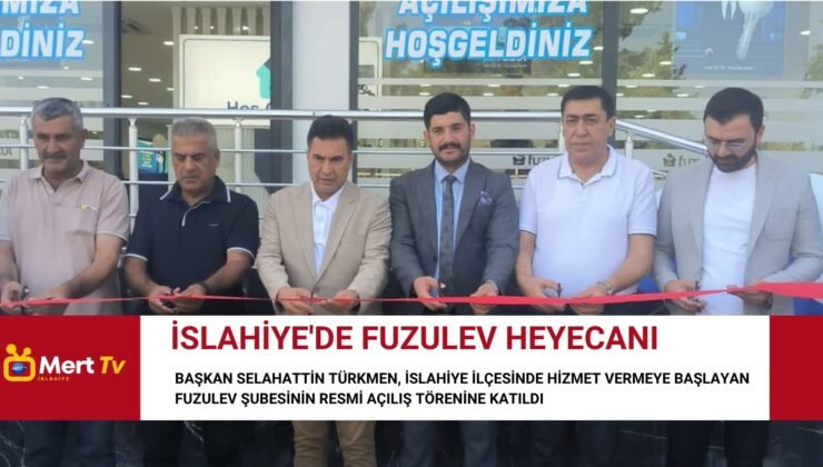 Selahattin Türkmen İslahiye’deki FuzulEv Açılışına Katıldı