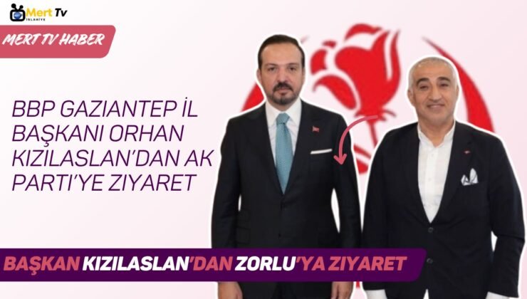 BBP Gaziantep İl Başkanı Orhan Kızılaslan’dan AK Parti’ye Ziyaret