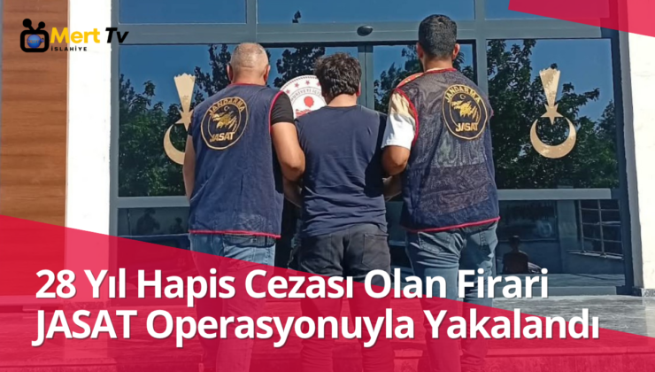 28 Yıl Hapis Cezası Olan Firari JASAT Operasyonuyla Yakalandı