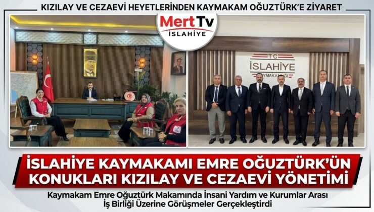 Kızılay ve Cezaevi Yönetiminden Kaymakam Oğuztürk’e Ziyaret