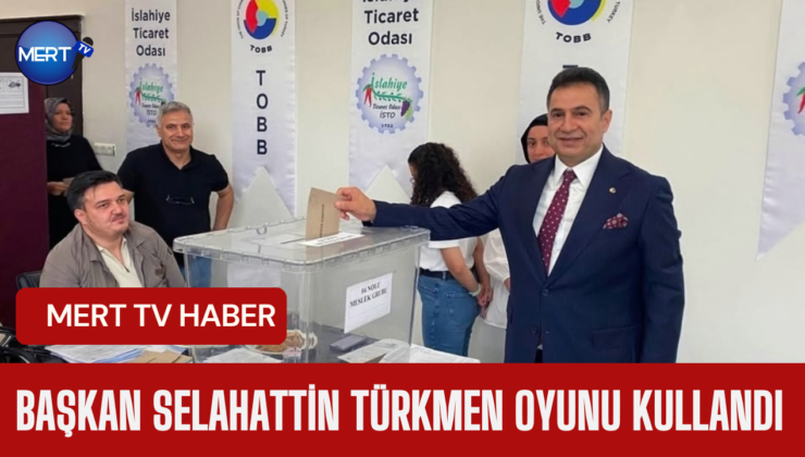 Başkan Selahattin Türkmen Oyunu Kullandı: “Nurdağı ve İslahiye İçin Hayırlı Olsun”