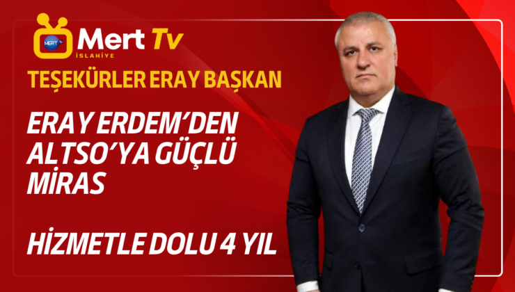 TEŞEKKÜRLER ERAY BAŞKAN