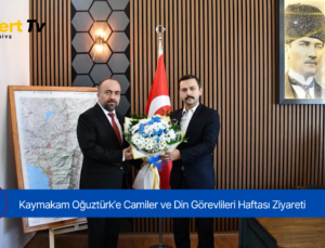 Kaymakam Oğuztürk’e Camiler ve Din Görevlileri Haftası Ziyareti
