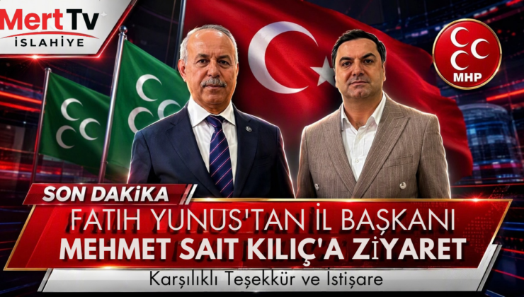 MHP 28. Dönem Milletvekili Adayı Fatih Yunus’tan İl Başkanı Mehmet Sait Kılıç’a Ziyaret
